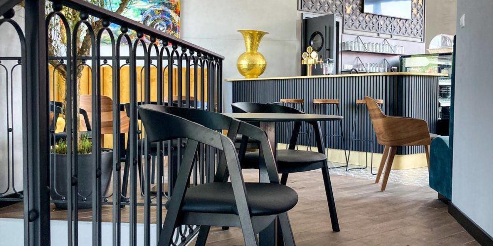 navrh interieru kaviarne Archideal