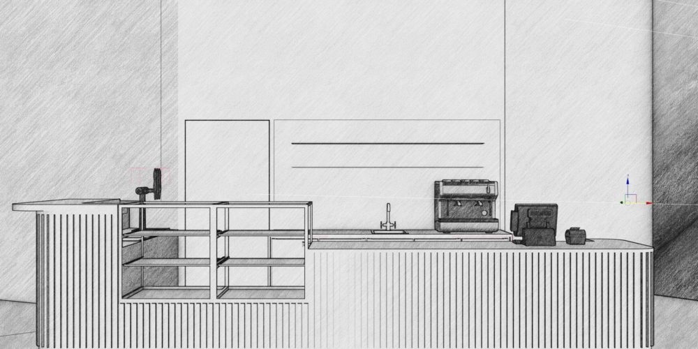 interiérový dizajn a vizualizácia kaviarne a barov Archideal