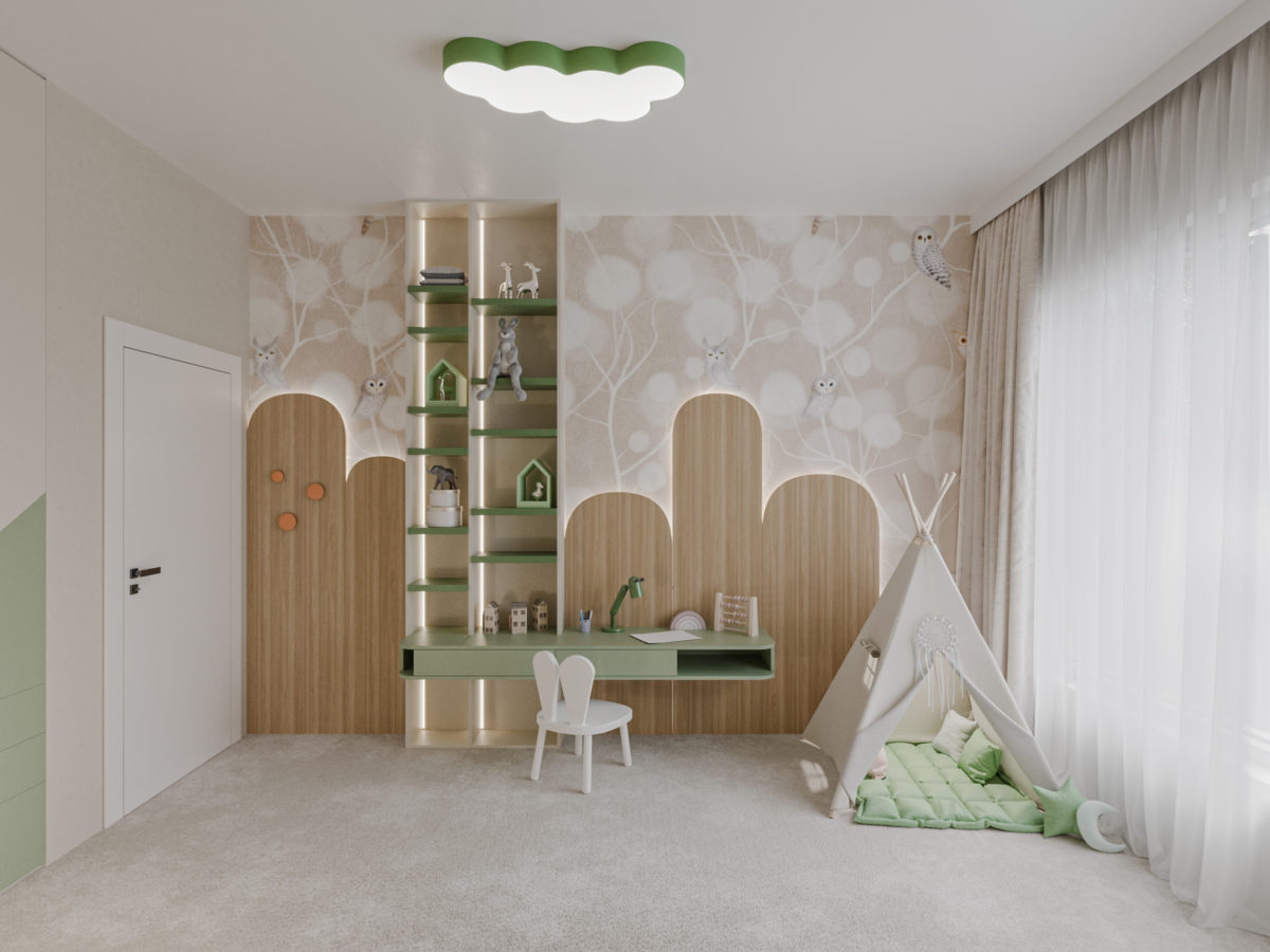 interiérový dizajn detskej izby Archideal