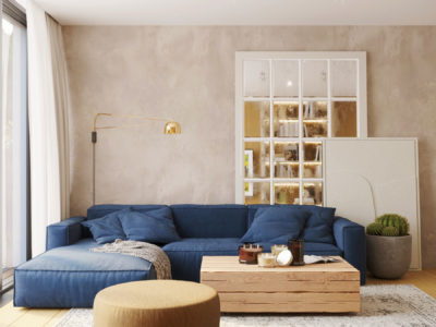 interiérový dizajn obývačky