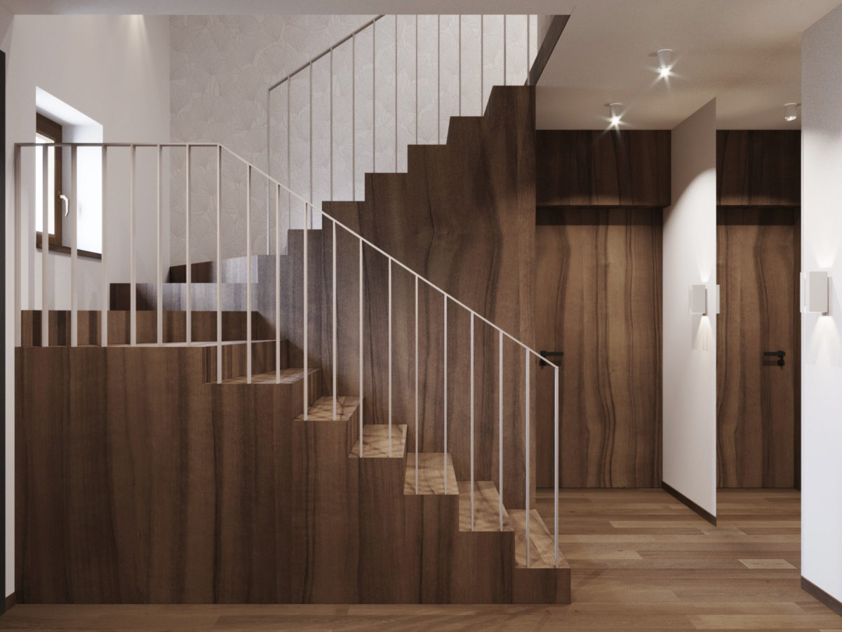 interiérový dizajn schody